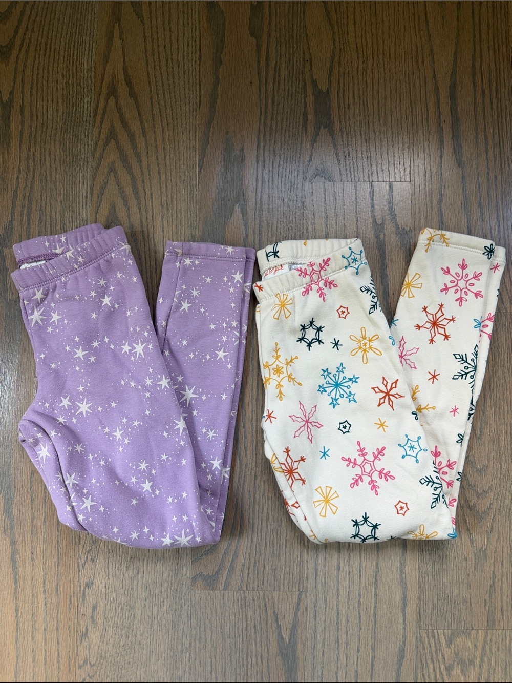 Cat & Jack Girls Winter Snowflake Leggings Bundle Size M 7/8